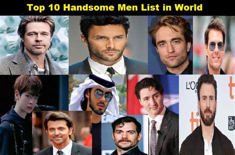 world handsome man top 10|handsomest man in the world.